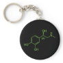 Adrenaline Molecule Keychain