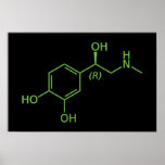 Adrenaline Molecule posters