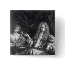 Adrian Beverland, engraved by Isaac Beckett Pinback Buttons