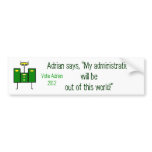Adrian Bumper Sticker 2