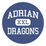 Adrian - Dragons - High School - Adrian Minnesota Sticker