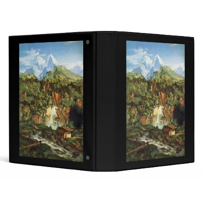 Adrian Ludwig Richter - The Watzmann 3 Ring Binders by tartanphoenix