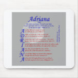 Adriana Acrostic Mousepads