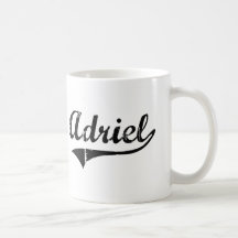 Adriel Classic Style Name Mugs