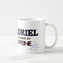 Adriel powered by caffeine mug