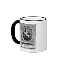 Adrienne Lecouvreur  engraved by Pierre Drevet Coffee Mugs