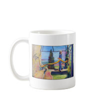 Adrienne looks over Tuscany Mugs