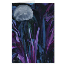 Adrift in the Mermaid Café Greeting Cards