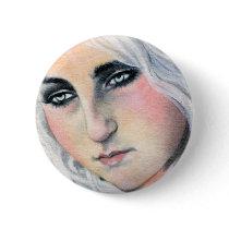 Adrift Mermaid Button