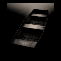 Adrift sepia print