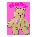 Adult Baby Girl Baby Bear posters
