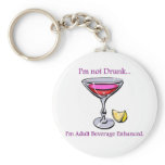 Adult Beverage Enhanced Key Chain