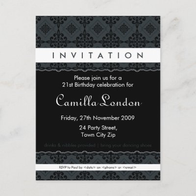 Adult Birthday Party Invitations on Want Something A Little Special For Your Birthday Party Invitations