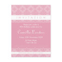 ADULT BIRTHDAY INVITATION :: ornately patterned P8 postcards