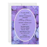 Adult Birthday Party Invitations -- Hydrangea