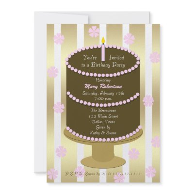Adult Home Parties on Adult Birthday Party Invite Birthday Cake By Henishouseofpaper