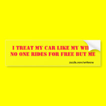 Adult-funny bumperstickers bumper stickers