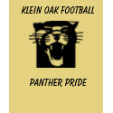 ADULT KLEIN OAK FOOTBALLPANTHER PRIDE t-shirts