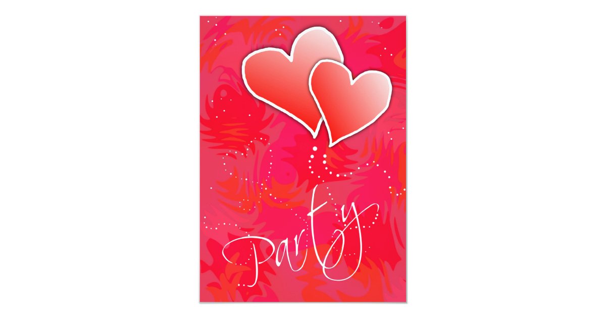 Adult Valentine's Day Party Invitation Card | Zazzle