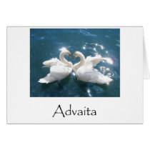 Advaita Swans cards by AdvaitaZen Advaita Swans cards