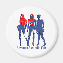Advance Australia Fair, Australia T-Shirts! Magnet