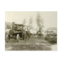 Advance Thresher Co. Steam Traction Engine postcard