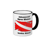 Advanced Open Water Scuba Diver Coffee Mugs