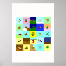 Advent Calendar Back Page - Customized Poster
