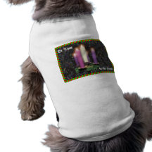 Advent Candles Pet Tee Shirt