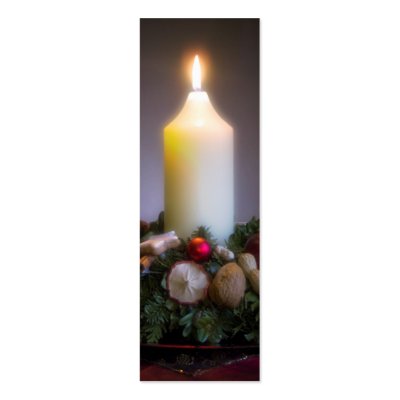Advent Wreath • Christmas Profilecard / Gift Tag Business Card Templates by SabineStGreetings