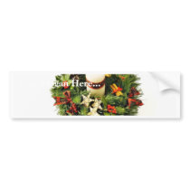 Advent Wreath On White Background bumper stickers by lifesphere Advent Wreath On White Background bumper stickers