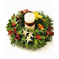 Advent Wreath On White Background t-shirts
