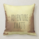 Adventure Awaits II Pillow pillows