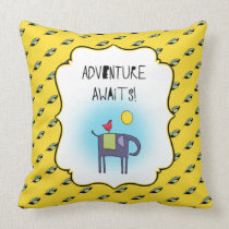 Adventure Awaits Whimsical pillows