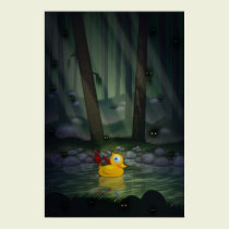 Adventure Duck in the Dark Forest posters