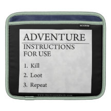 Adventure Instructions Sleeves For iPads