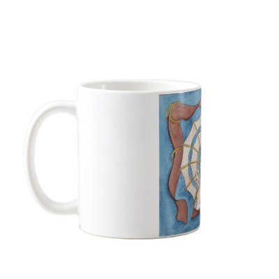 Adventure Kitty Mug by BeMusedArt