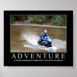 Adventure motivational poster