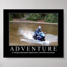 Adventure motivational poster