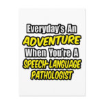 Adventure...Speech-Language Pathologist Postcard