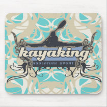 Adventure Sport Kayaking Tshirts and Gifts mousepads