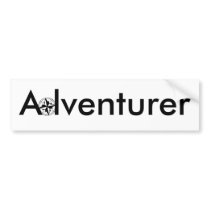 Adventurer Bumper Sticker