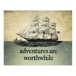 Adventures Are Worthwhile Poster