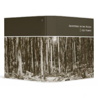 Adventures in the Woods (1") 3 Ring Binder