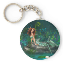 Adventurine Mermaid Key Chains