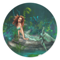Adventurine Mermaid stickers by emmamarlow Adventurine Mermaid stickers