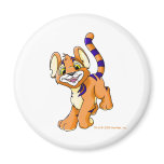 Adventurous orange Kougra Fridge Magnets