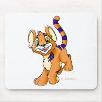 Adventurous orange Kougra mousepads