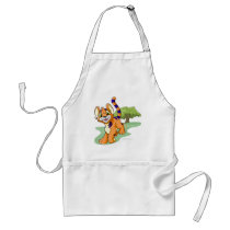 Adventurous orange Kougra on Mystery Island aprons