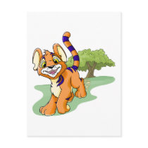 Adventurous orange Kougra on Mystery Island postcards by neopets Adventurous orange Kougra on Mystery Island postcards